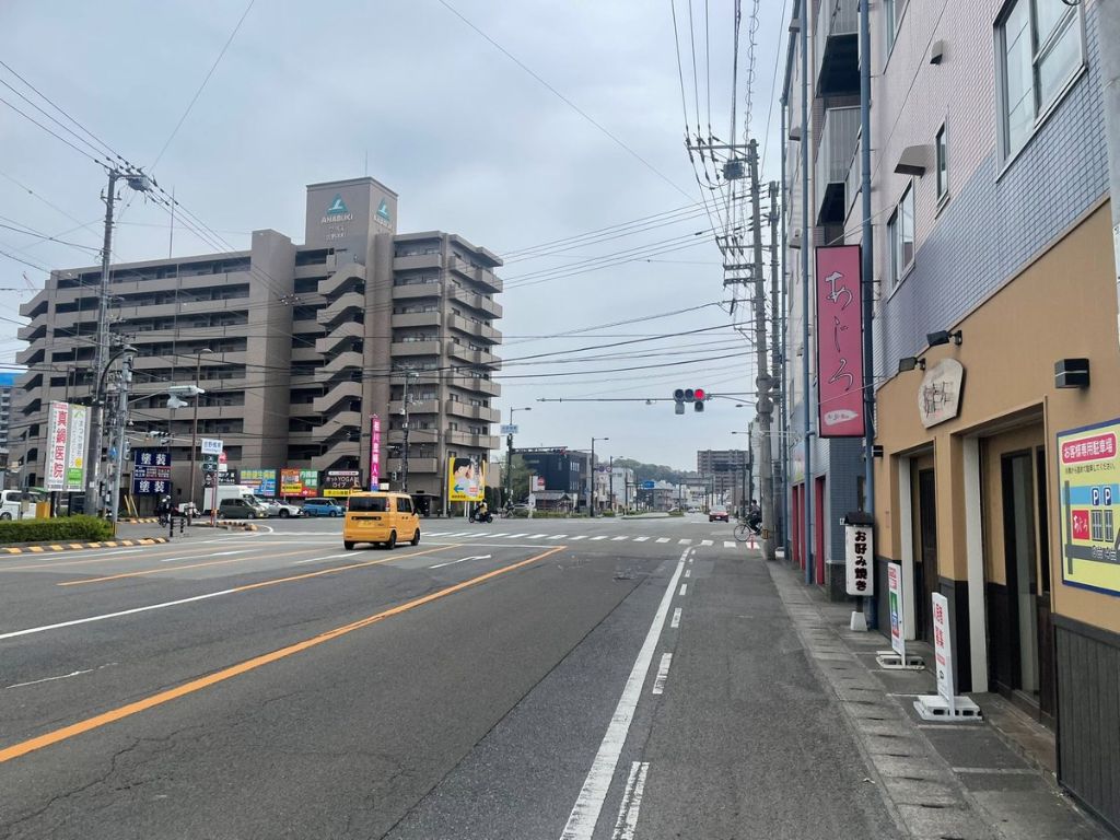 前面道路の様子 - 県道39号線沿い